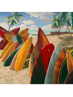 Surfboards by Peggy Chun (1946-2008)
