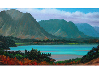 Kane'ohe Bay (In Days Gone By) by Patrick Doell