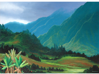 Ko olau Mountains (Ahuimanu) by Patrick Doell