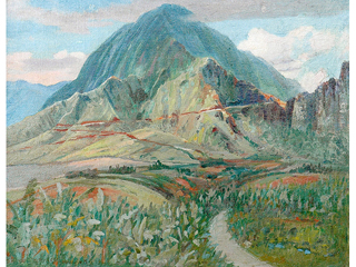 The Pali by D. Howard Hitchcock (1861-1943)