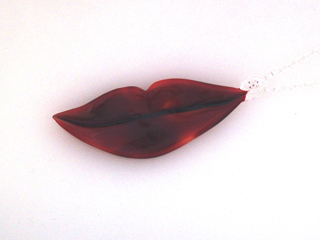 Lips Pendant by Jessica Landau