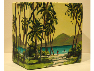 Palms & Beach Path by Louisa S. Cooper (View 2)