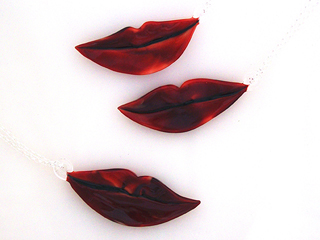 Lips Pendant by Jessica Landau