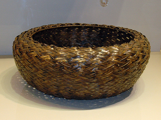 Large Woven Copper Basket by Scott Fitzel
