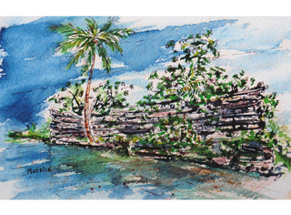 Nan Madol Pohnpei by Lawrence Muttick