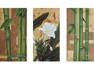 Golden Bamboo II by Sandra Blazel (View 3)