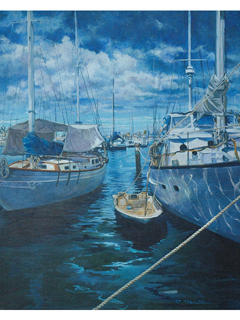 Ala Wai Yacht Harbor by Tom Tomita