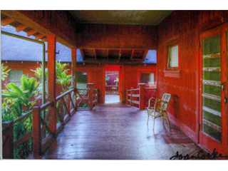 Old Hawaiian Porch by Joan  Cooke