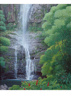 Wailua Falls by Gary Reed (1948-2015)