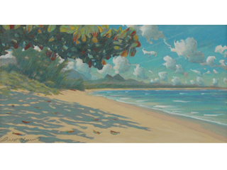 Waimanalo Coastline  by Russell Lowrey