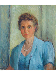 Self Portrait  by Shirley Russell (1886-1985)