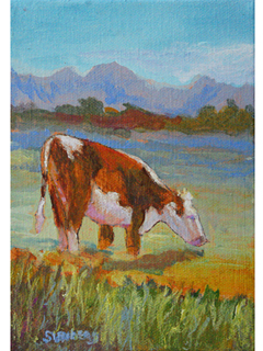 How Now Kawainui Marsh Cow by Warren Stenberg