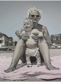 Hermosa Beach, 1958 (Madonna & Child) by Anderson O'Mealy