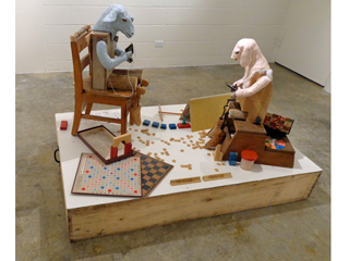 Playdate (installation) by Lynn Weiler Liverton