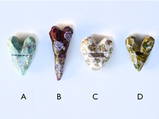 Ceramic Hearts - Group 4 by Suzanne  Wolfe