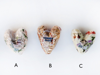 Ceramic Hearts - Group 6 by Suzanne  Wolfe