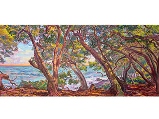 Kamani Grove at the Pua Coast by Arthur Johnsen (1952-2015)