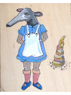 Ant Eater Girl by Neida Bangerter