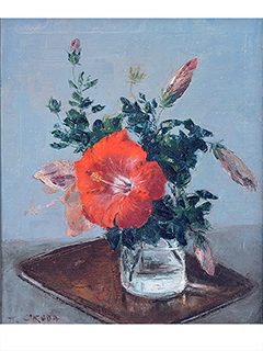Hibiscus by Hajime Okuda (1906-1992)