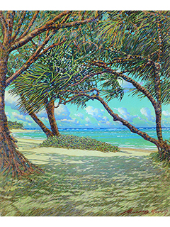 Pounders Beach by Russell Lowrey Giclees