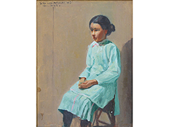 Ronda Ballantine Portrait  by D. Howard Hitchcock (1861-1943)
