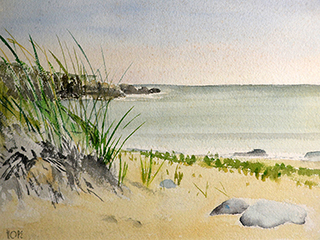 Coastal Sand Dune by Hope Hayward (1908-2006)