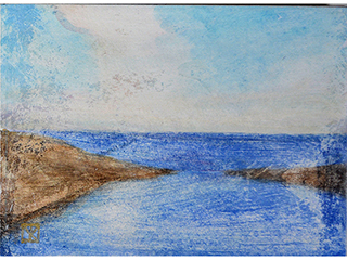 Thinking of Fra Angelico at Kahala Beach by Mari Kuramochi