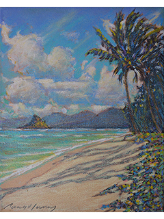 Beachfront Kualoa by Russell Lowrey