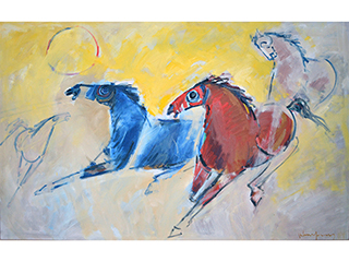 Untitled (Horses) by John Young (1909-1997)