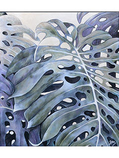 Misty Monstera by Sandra Blazel