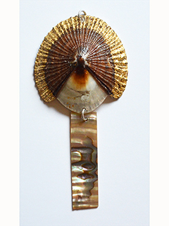 Opihi Shell Pendant #4 by Marshall Kary