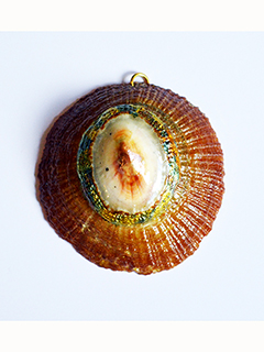Opihi Shell Pendant #10 by Marshall Kary