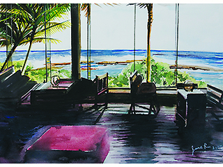 Reflection of North Shore by Jane Ra