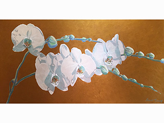 Moth Orchid Gold by Russell Lowrey