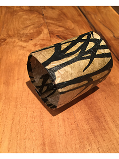 Kapa Cuff- Sugarcane Design by Page Chang