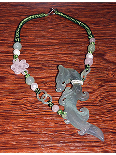 Shou Jade Dragon and Double Links by Rita  Chung