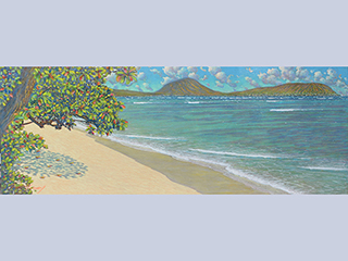 Kahala Beach by Russell Lowrey