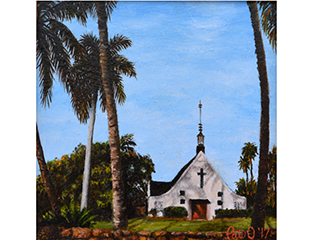 Old Lahaina Church by Pati O'Neal