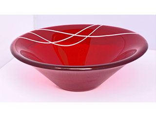 Ruby Bowl by Bud Spindt