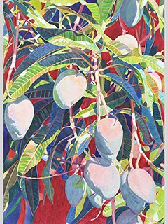 Mangos in Red by Fabienne Blanc