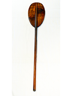 Koa Steering Paddle with hanger 2 by Greg Kerner