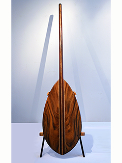 Large Canoe Steering Paddle with stand by Greg Kerner