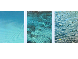 The Color of Water (a triptych) by Bruce Behnke