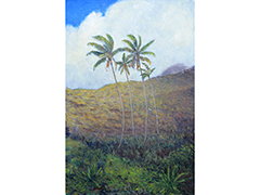 Commission  Coconut Trees and a Moody Day redux by Fred  Salmon