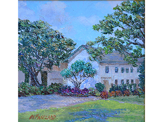 Punahou Memories-Old School Hall by Betty Hay Freeland (1941-2023)