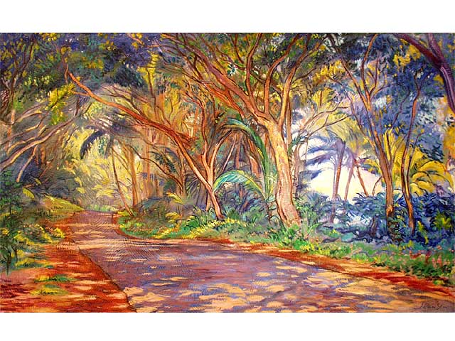 Puna Coastal Road by Arthur  Johnsen (1952-2015)