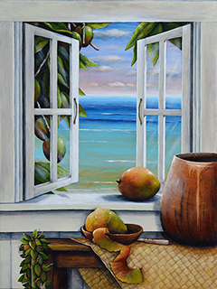 Mango Morning II by Sandra Blazel