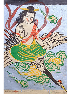 Goddess Show Us the Way of Being Peace #41/65 by Mayumi Oda