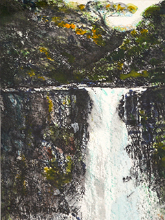 Mountain Waterfall by Edward Brennan