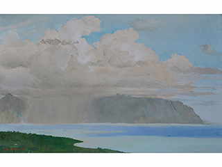 Squall over Kaneohe Bay by Peter  Hayward (1905-1993)